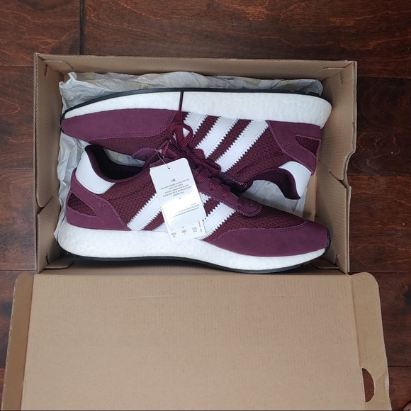 Adidas I-5923 Men’s Sneakers in Maroon NIB - Picture 4 of 7